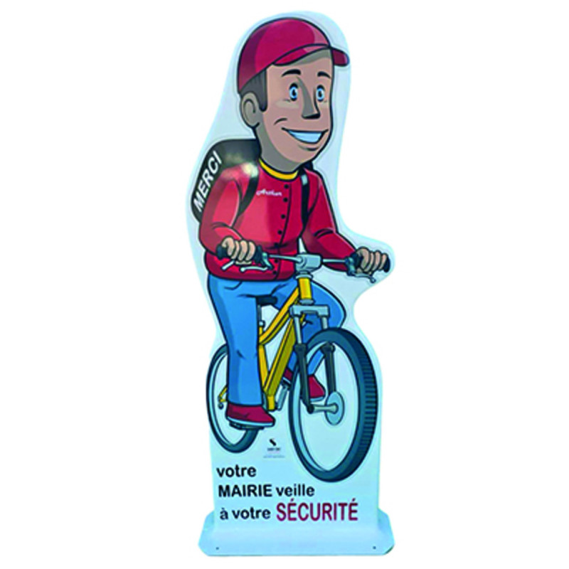 totem signalisation écol vélo